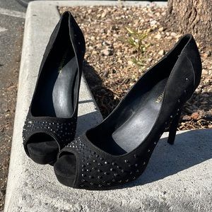 Marc Fisher black gem heels